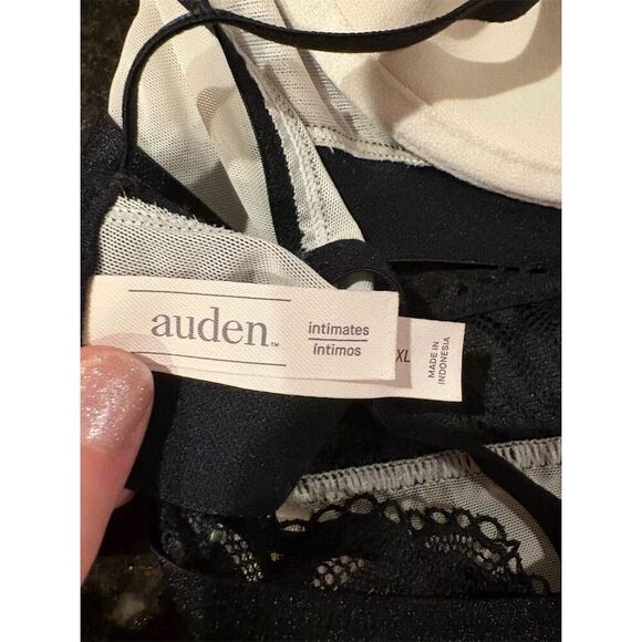 Auden Women's Multicolor Lace & Mesh Nightgown Size XL - Picture 7 of 9